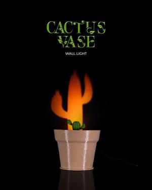 Cactus Vase Wall Light 