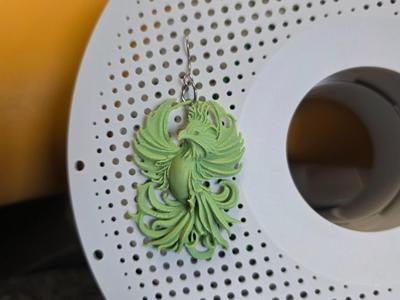 Phoenix bird earring
