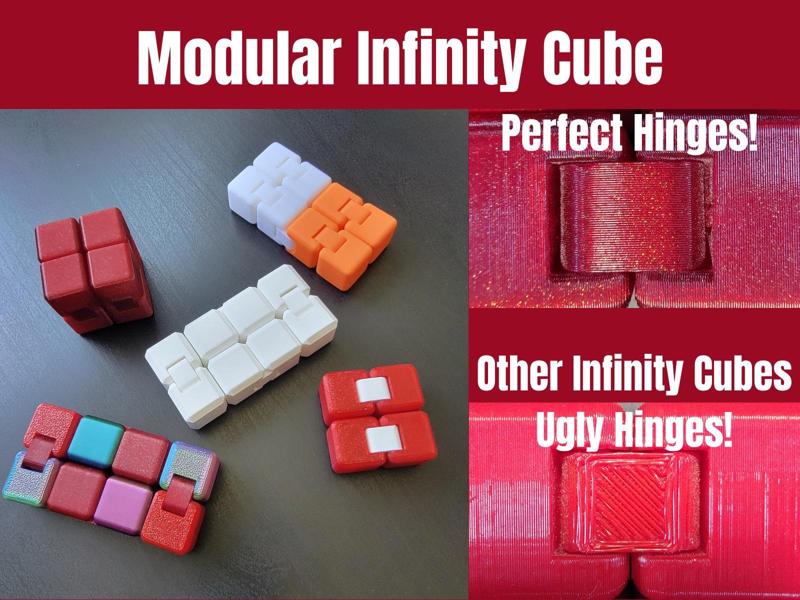 Modular Infinity Cube! Perfect Hinges