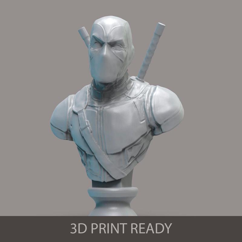 Deadpool bust of character