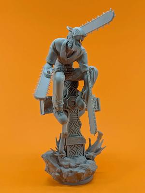 Chainsaw man 3d STL Model for 3D Printing