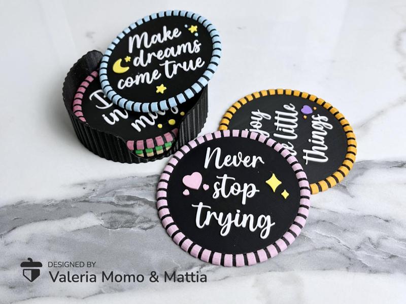 6 Inspiring Phrases for Your Coasters, Part 1