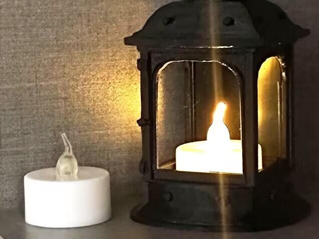 Antique oil lamp/hurricane lamp (suitable for TuZhu KC018 candle lamp)