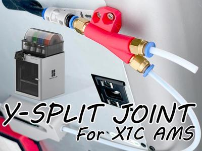 Y-SPLIT JOINT For Bambu lab X1-Carbon