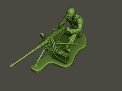 American soldier ww2 firing A7