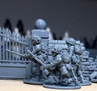 28mm US paratroopers Grenade Launcher M7 Team