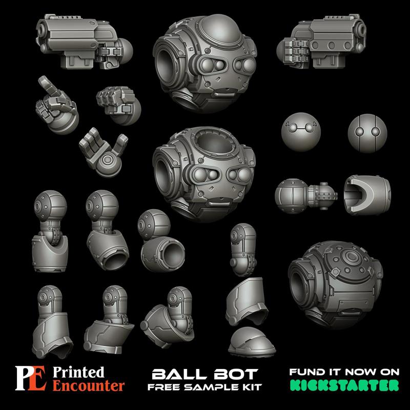 Ball Bot Modular Mech - Sample Set