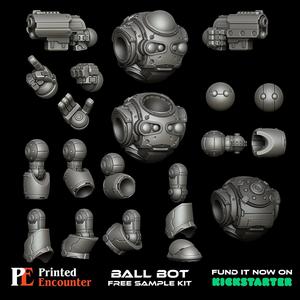 Ball Bot Modular Mech - Sample Set