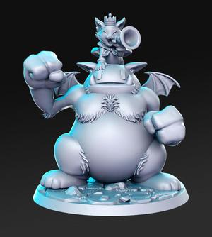Cait Sith Final Fantasy 32mm Pre-supported