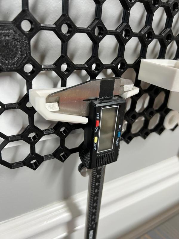 Caliper Mount for Multiboard Pegboard using T-Bolt