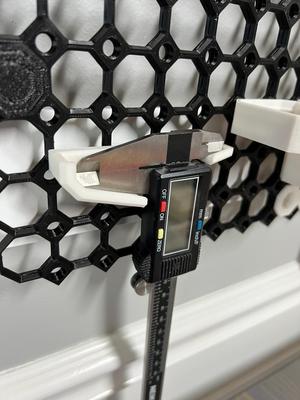 Caliper Mount for Multiboard Pegboard using T-Bolt