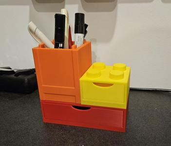 Brick pen box/container