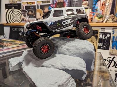 SCX24 Rock Crawler Obstacle Part Duex: Waterfall