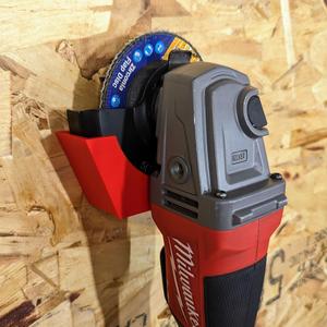 Milwaukee M18 Fuel 4.5" angle grinder wall mount
