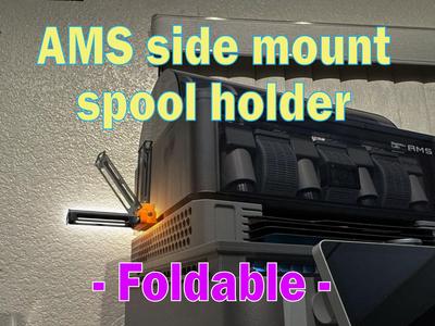 Foldable AMS Side Mount Spool Holder