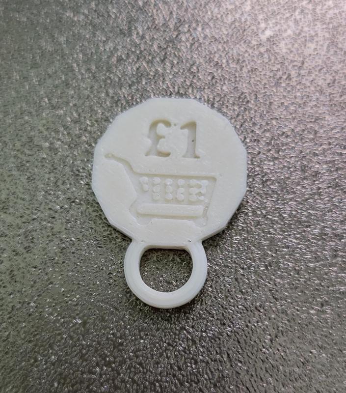 UK Shopping Trolley Token £1
