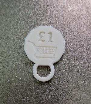 UK Shopping Trolley Token £1