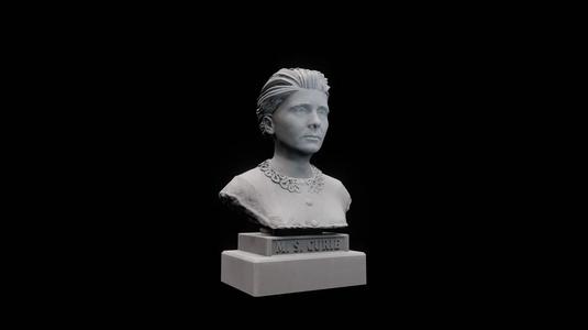 Marie Curie bust   