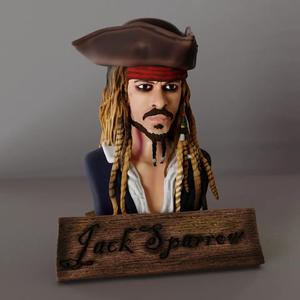 Jack Sparrow Bust Fanart   