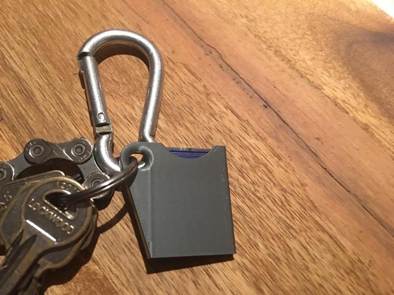 SD Card Key Ring Fob