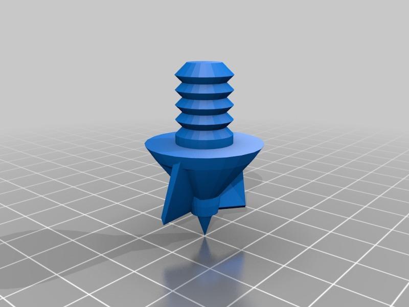 Spinning nerf dart tip