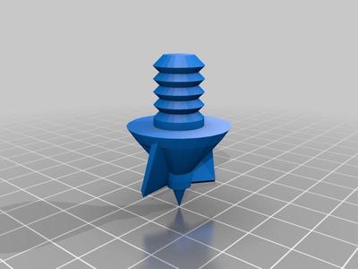 Spinning nerf dart tip