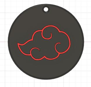 Akatsuki Cloud Keychain