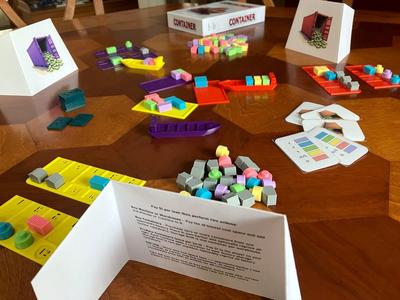 Components for Container Boardgame