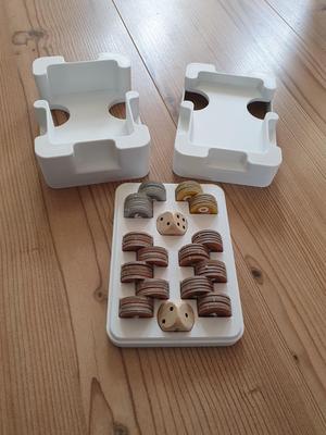 Machi Koro Inlay / Insert / Cardtrays / Cointray