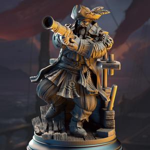 Dwarf Pirate Captain - Baradin Blackbeard