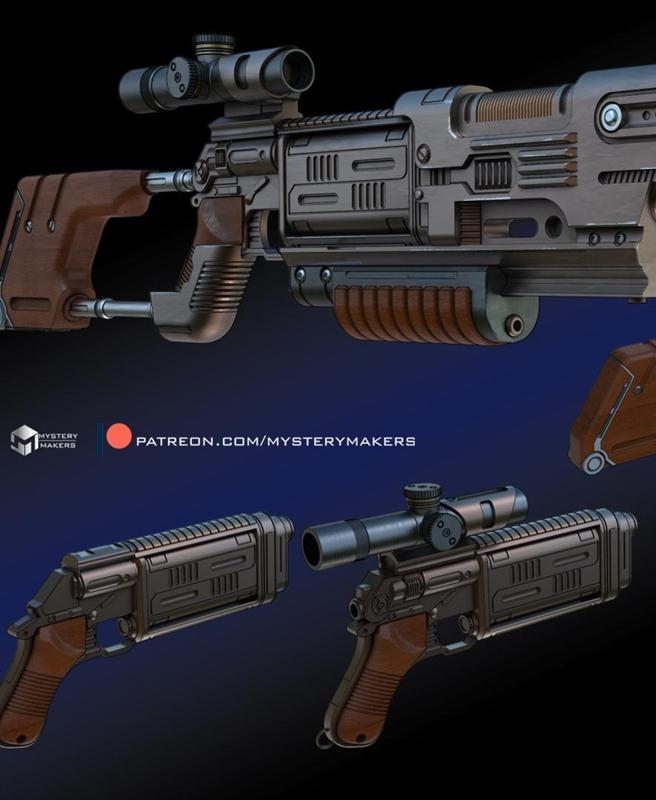MW20 blaster rifle configuration