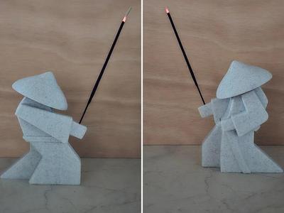 Samurai incense holder