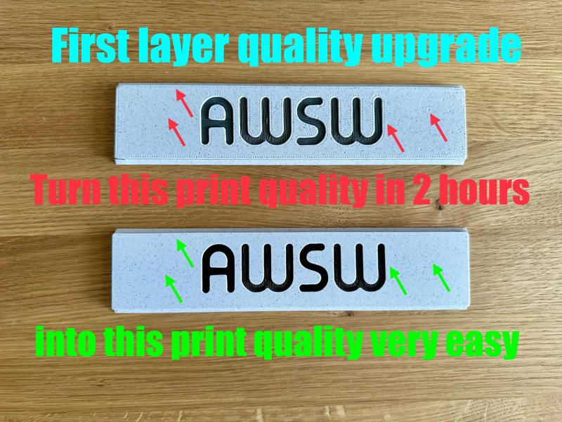 1st layer test print for Prusa MK3S(+)/MK3.x/MK4(S)