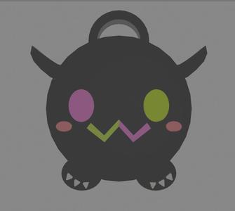 hololive tokoyami towa bibi keychain