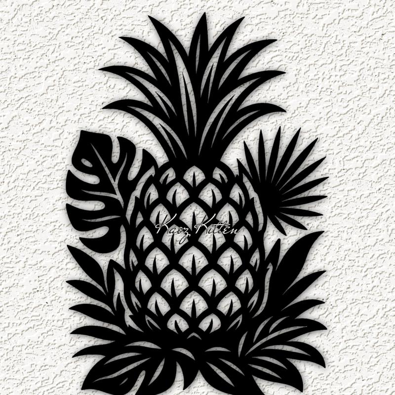 tropical pineapple wall art home decor