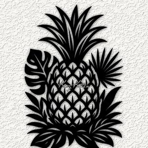 tropical pineapple wall art home decor