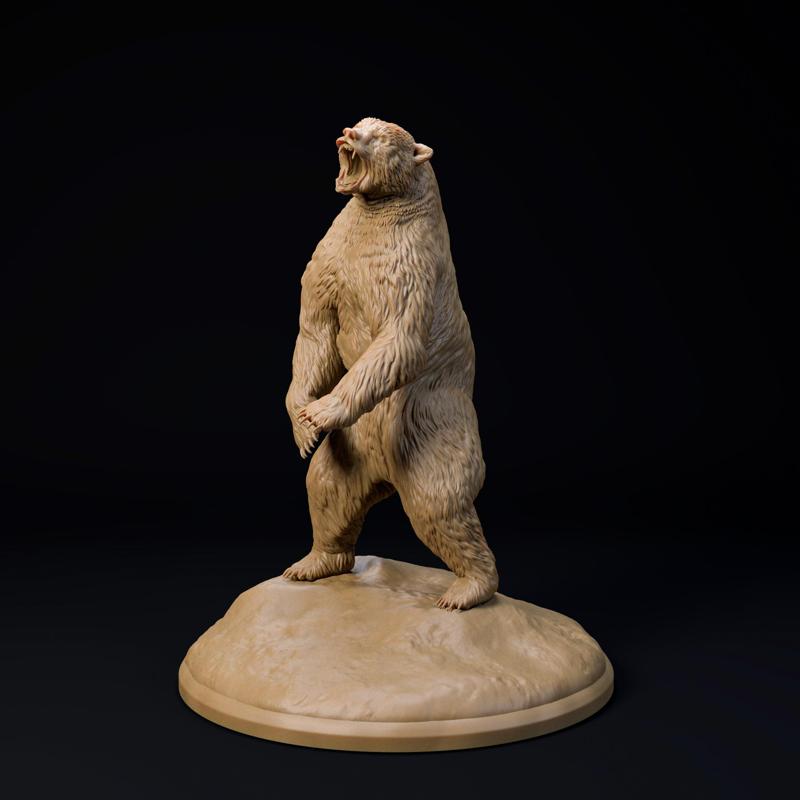 Arctodus Simus 32mm scale pre-supported animal