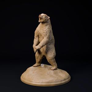 Arctodus Simus 32mm scale pre-supported animal