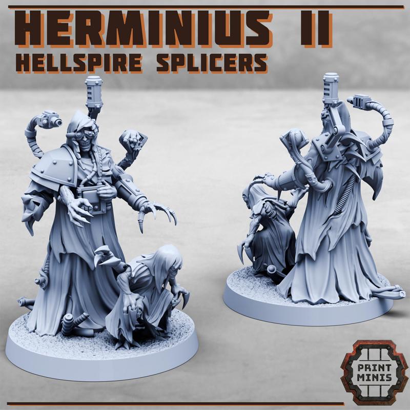 Herminius II with Minion - Hellspire Splicers