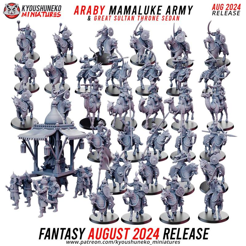 August 2024 Fantasy Release - Araby Army