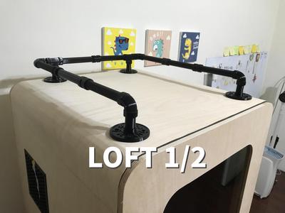 Industrial Style 1/2 Pipes 