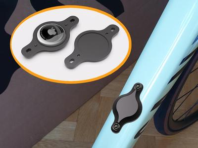 Bike Airtag Holder compatible w bike bottle holder