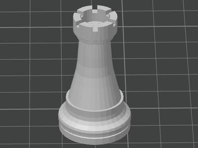 Chess Rook Printable in ANY COLOR