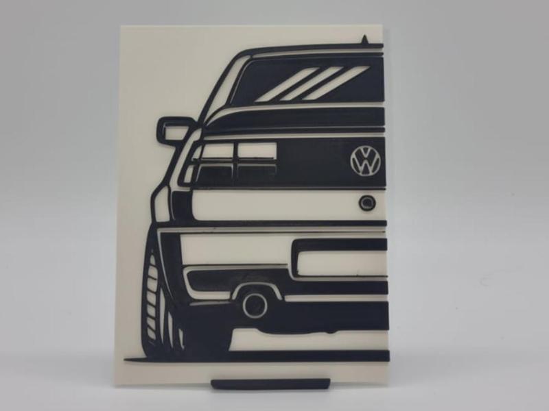 2D Wall Art VW Corrado