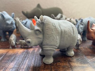 Cartoon Rhino