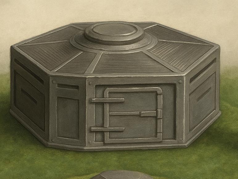Bunker modular tabletop SciFi Hexagonal Structure 