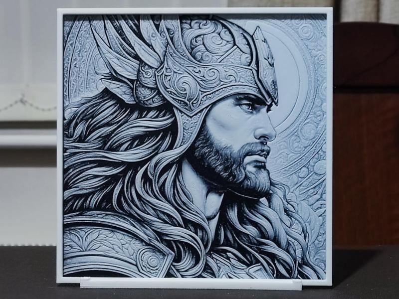 Ornate Viking - HueForge 2 Color