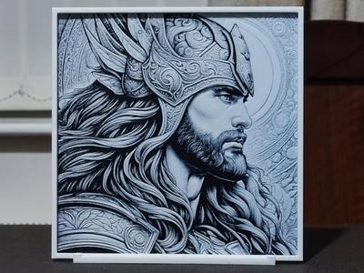 Ornate Viking - HueForge 2 Color