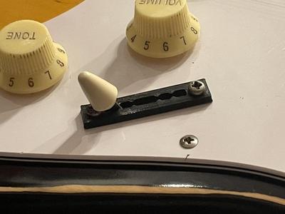 5-position bezel for old style 3-way Stratocaster pickup switch