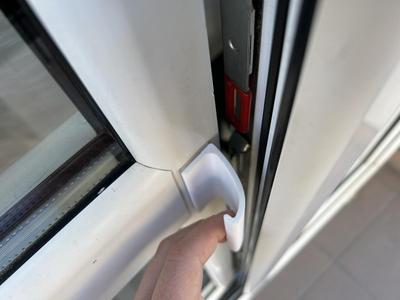 Balcony door handle - renter friendly